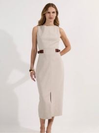 Karen Millen Dresses Karen Millen Tailored Marl Contrast Tipped Pencil Midi Dress Nwt Size 4 Poshmark at Poshmark