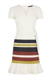 Karen Millen Frilled Hem Dress at Karen Millen