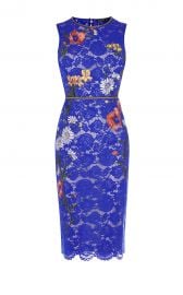 Karen Millen Lace Embroidered Pencil Dress at Karen Millen