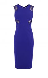 Karen Millen Lace Panel Pencil Dress at Karen Millen