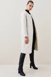 Karen Millen Quilted Coat at Karen Millen