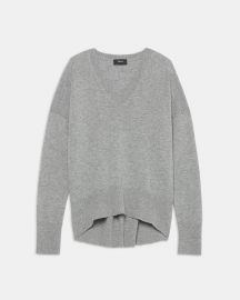 Karenia V-Neck Cashmere Sweater at Theory