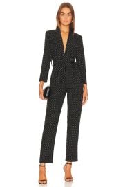 Karina Grimaldi Benjamin Rhinestone Jumpsuit at Revolve