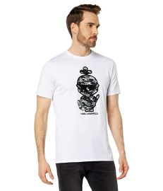 Karl Lagerfeld Paris Karl Camo Armour T-Shirt com at Zappos