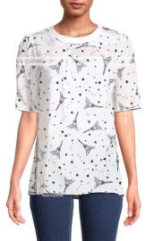 Karl Lagerfeld Paris Print Top at Saks Off 5th