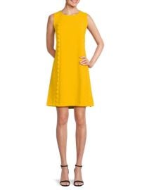 Karl Lagerfeld Paris Scuba Scalloped Shift Dress at Saks Off 5th