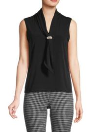 Karl Lagerfeld Paris Tie Knit Top on SALE at Saks Off 5th