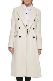 Karl Lagerfeld Paris Wool Blend Double Breasted Coat at Nordstrom