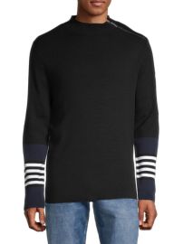 Karl Lagerfeld Paris Zip-Shoulder Sweater on SALE at Saks Off 5th