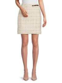 Karl Lagerfeld Tweed Mini Skirt at Saks Off 5th