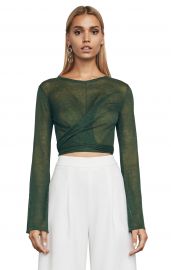 Karsyn Waist-Tie Crop Top at Bcbg