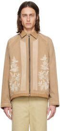 Kartik Research Beige T Pattern Jacket at ssense