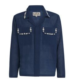 Kartik Research Cotton Embroidered Surya Shirt at Harrods