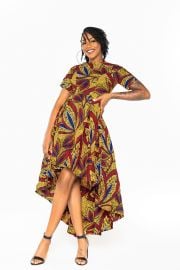 Karunwi African Print Dress at Ray Darten