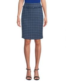 Kasper Tweed Fringed Pencil Skirt  Regular   Petite Sizes   Reviews - Skirts - Women - Macy s at Macys