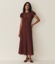 Katarina Dress - Black Cherry DEN at Doen