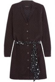 Kate Moss Rosalind printed washed-silk mini dress at The Outnet