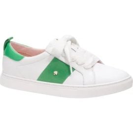 Kate Spade Adorn Sneaker In Optic White Fresh Green at Nordstrom Rack