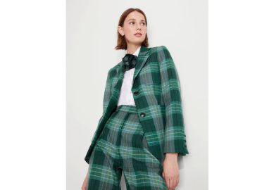 Kate Spade Greenhouse Plaid Blazer at Kate Spade