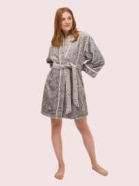 Kate Spade Grey Dot Robe at Kate Spade