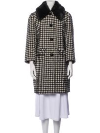 Kate Spade Houndstooth Print Coat at The Real Real