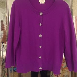 Kate Spade Jeweled Cashmere Cardigan at Poshmark