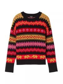 Kate Spade Mainline Carnival Fair Isle Wool Blend Sweater at Saks Fifth Avenue