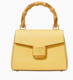 Kate Spade NY Katy Textured Leather Bamboo Small Top-handle NWT eBay at eBay