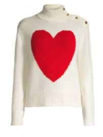 WornOnTV: Abby’s white heart sweater with shoulder buttons on The View ...