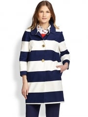 Kate Spade New York - Franny Striped Coat at Saks Fifth Avenue