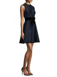 Kate Spade New York - Velvet Bow Fit- -Flare Dress at Saks Fifth Avenue