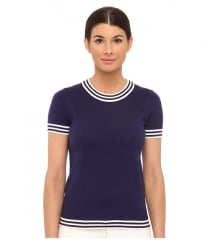 Kate Spade New York Anabela Sweater French NavyCream at Zappos