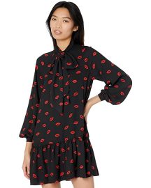 Kate Spade New York Kisses Tie Neck Shift Dress  The Style Room powered by at Zappos