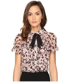 Kate Spade New York Posy Grove Chiffon Shirt Neutral at 6pm