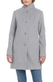 Kate Spade New York high neck wool blend coat at Nordstrom