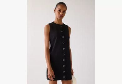 Kate Spade Scallop Shift Dress in Black at Kate Spade