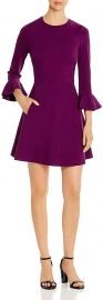 Kate Spade Womens Pleated Bell Sleeves Cocktail Dress at Amazon