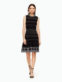 Kate Spade textured knit fit and flare dress at Kate Spade