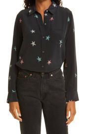 Kate Star Silk Button-Up Shirt at Nordstrom