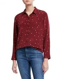 Kate Stars Silk Shirt at Neiman  Marcus