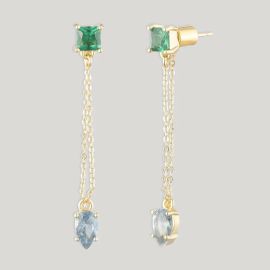  Kathryn Front to Back Earrings by Bonheur Jewelry at Bonheur