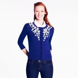 Kati Lace Flower Cardigan at Kate Spade