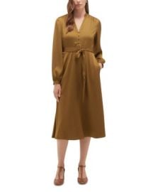 Katia Button Placket Tie Waist Dress at Bloomingdales