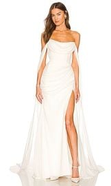 Katie May Athens Gown In Ivory at Revolve
