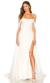 Katie May Athens Gown in Ivory at Revolve