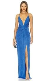 Katie May Pixie Gown In Ocean at Revolve