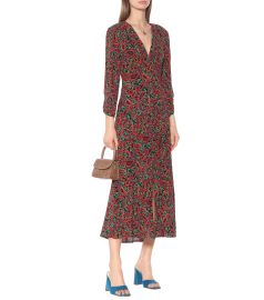 Katie Printed Crpe Midi Dress - Rixo at Mytheresa