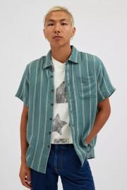 Katin Alan Stripe Short Sleeve Button Down Shirt2 at Urban Outfitters