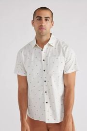 Katin Sunset Pattern Short Sleeve Button Down Shirt at Urban Outfitters