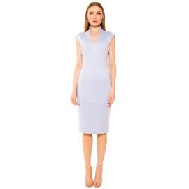 Katrina V Neck Midi Dress by Alexia Admor at Kohls